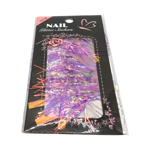 NAM24 Nail Glitter Sticker - Violett Rainbow